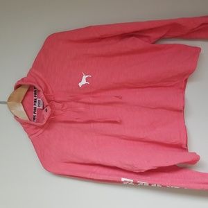 Victoria's Secret Pink cropped LS shirt